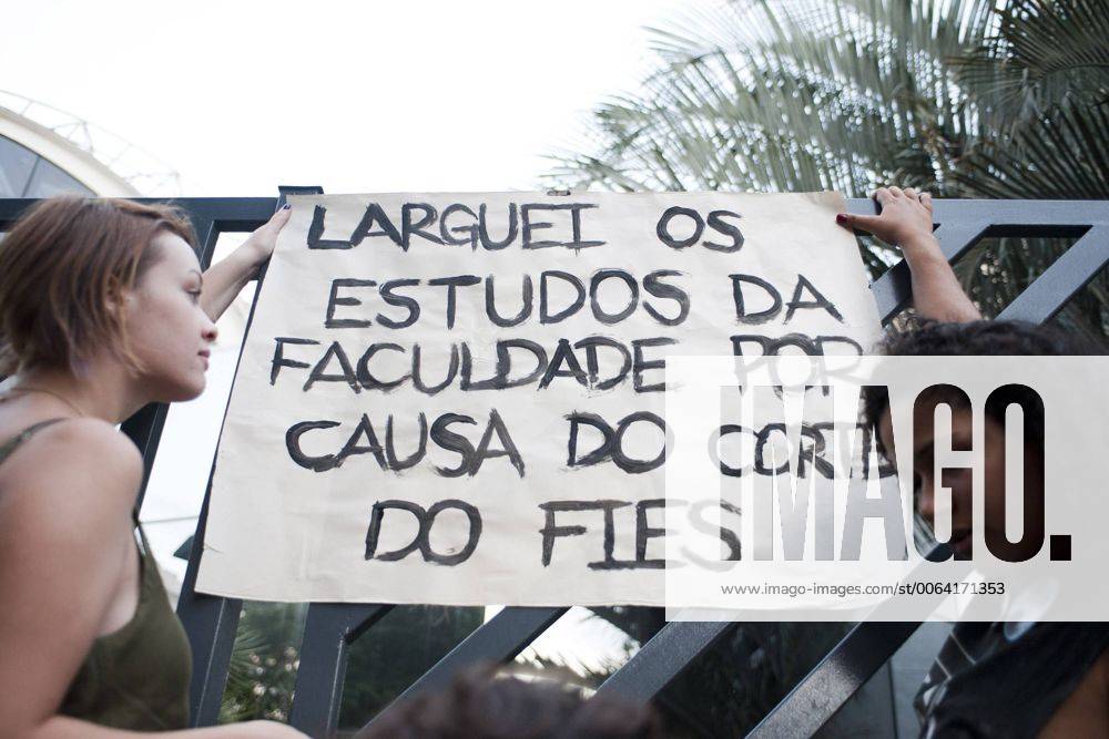 Sao Paulo, Brazil - Students protest against cutting of education by ...