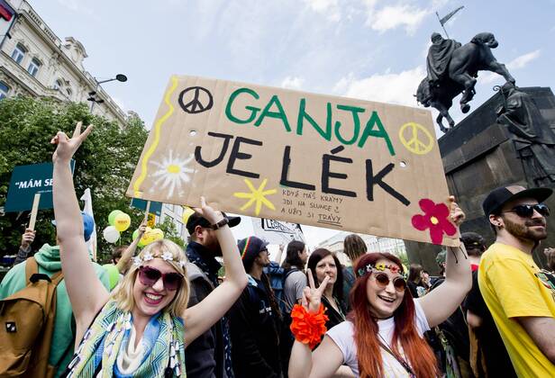 Some 5000 mainly young people took part in the Million Marijuana March ...