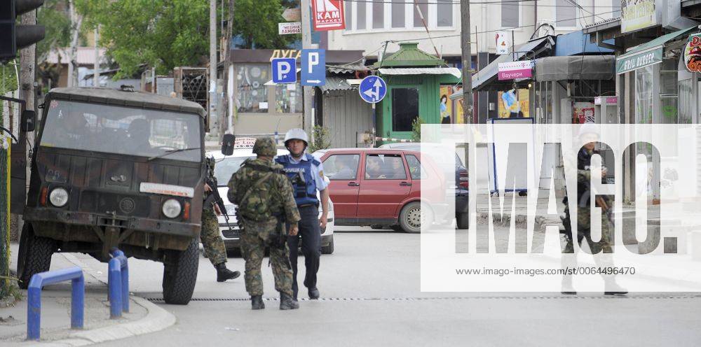 PXL_Kumanovo shooting 09.05.2015., Kumanovo, Macedonia - Three police ...