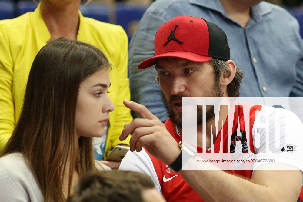 Model, actress Anastasia Shubskaya and hockey player Aleksander