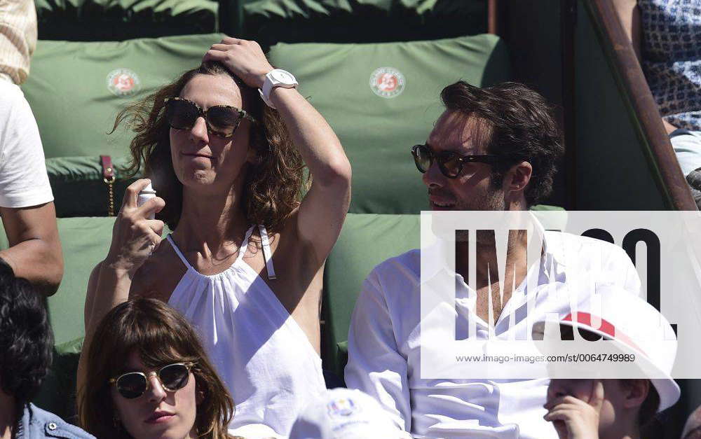 Nicolas Bedos und Doria Tillier - TENNIS French Open 2015 - Roland