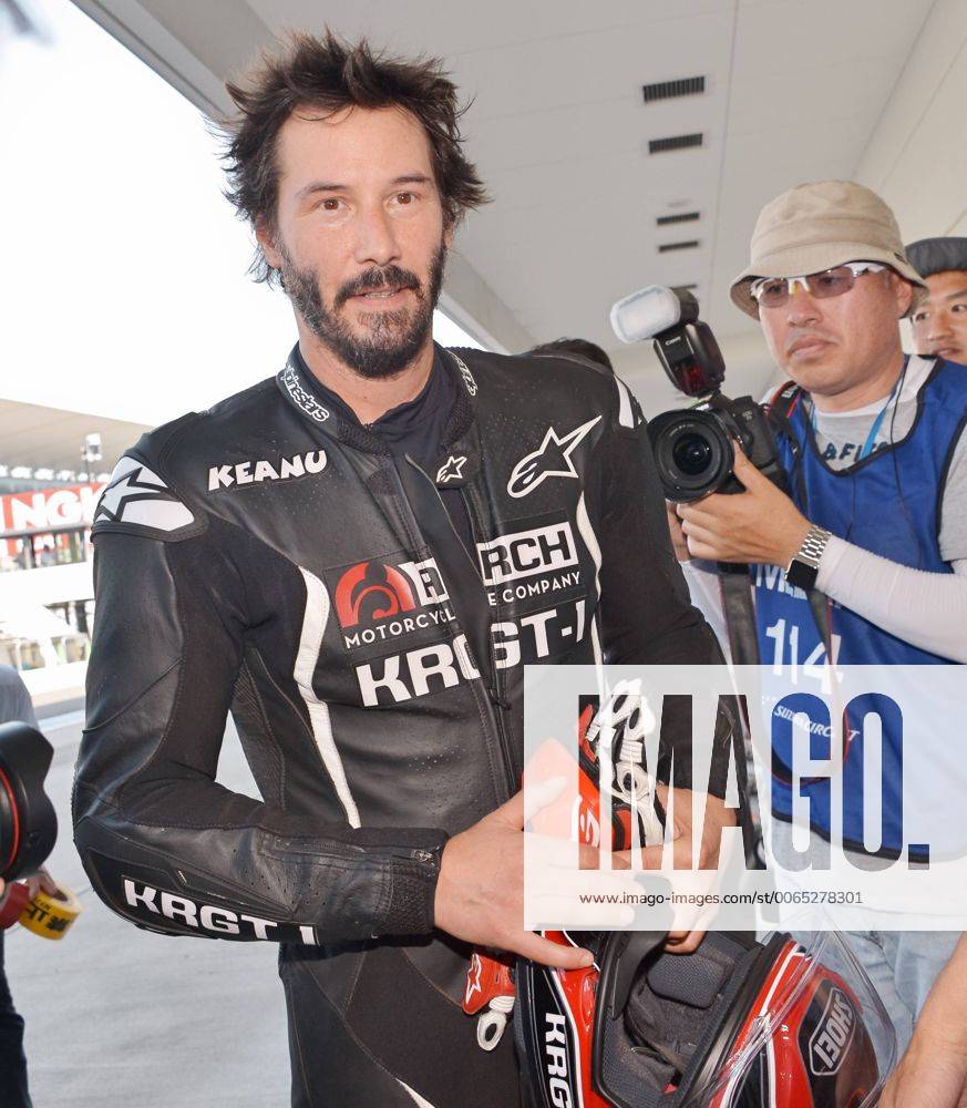 Actor Keanu Reeves Ride His Brand Motorcycle Arch Krgt 1 During The Event Of The 2015 Suzuka 8 Hours 2524