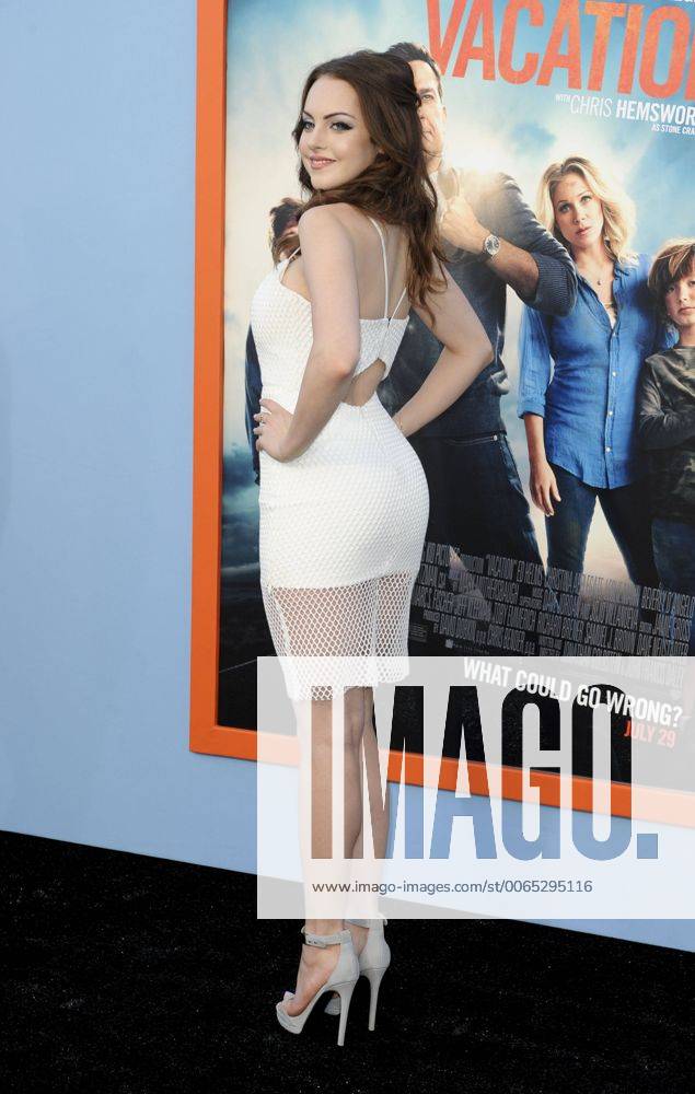 Elizabeth Gillies VACATION FILM PREMIERE Los Angeles xUK Patrick Rideaux