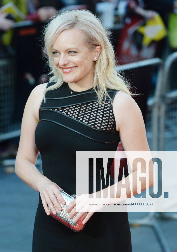 American actress Elisabeth Moss attends a screening for High Rise ...