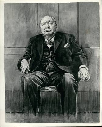 1949 The Portrait painted by Mr. Graham Sutherland presented to