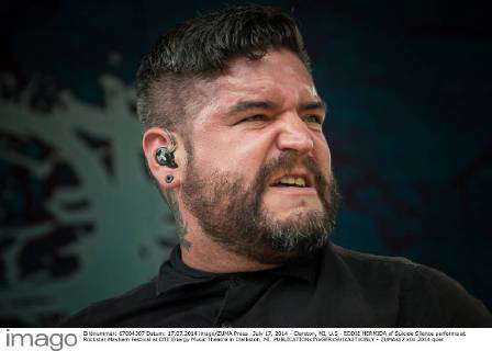 July 17, 2014 - Clarston, MI, U.S - EDDIE HERMIDA of Suicide Silence ...