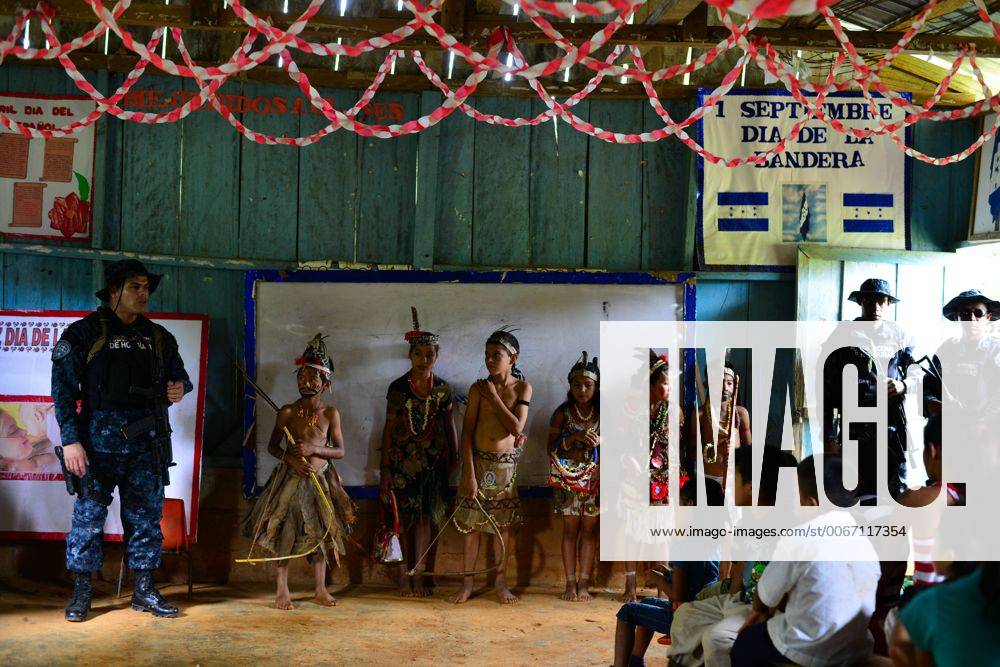 July 24, 2014 - Corinto, Cortez, Honduras - Members of a U.S.-supported ...