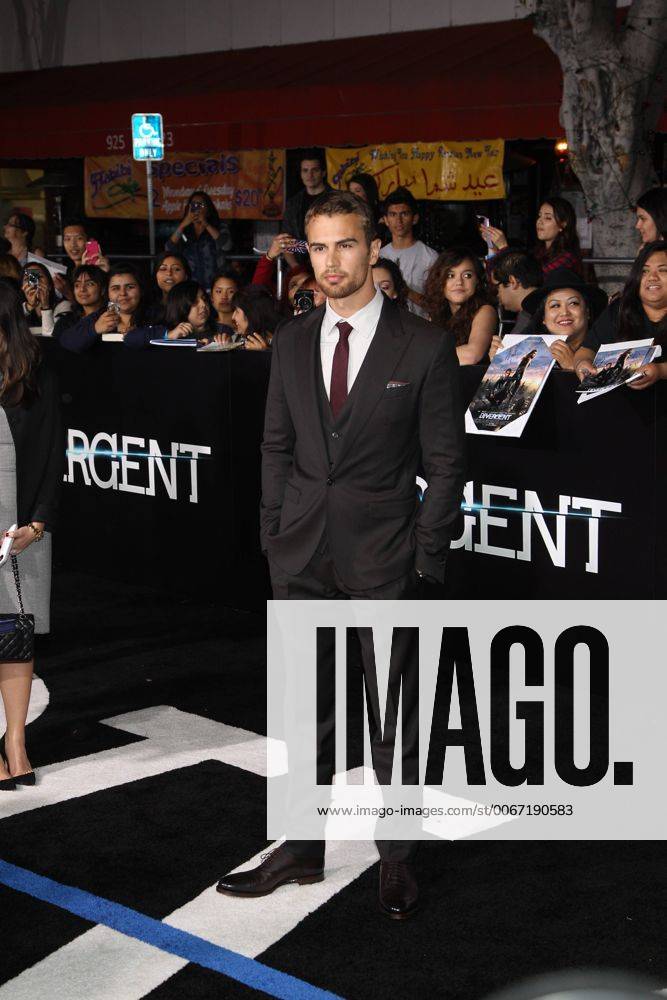 March 18, 2014 - La, CA, USA - Theo James arriving at the Los Angeles ...