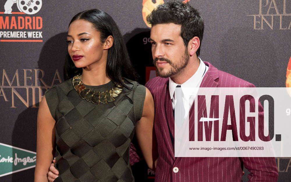 Mario Casas and his girlfriend Berta Vazquez attends to the premiere of ...