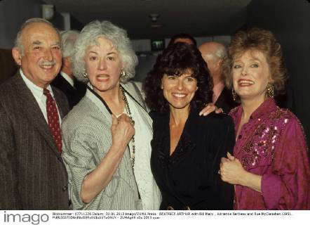 BEATRICE ARTHUR with Bill Macy Adrienne Barbeau and Rue McClanahan.l