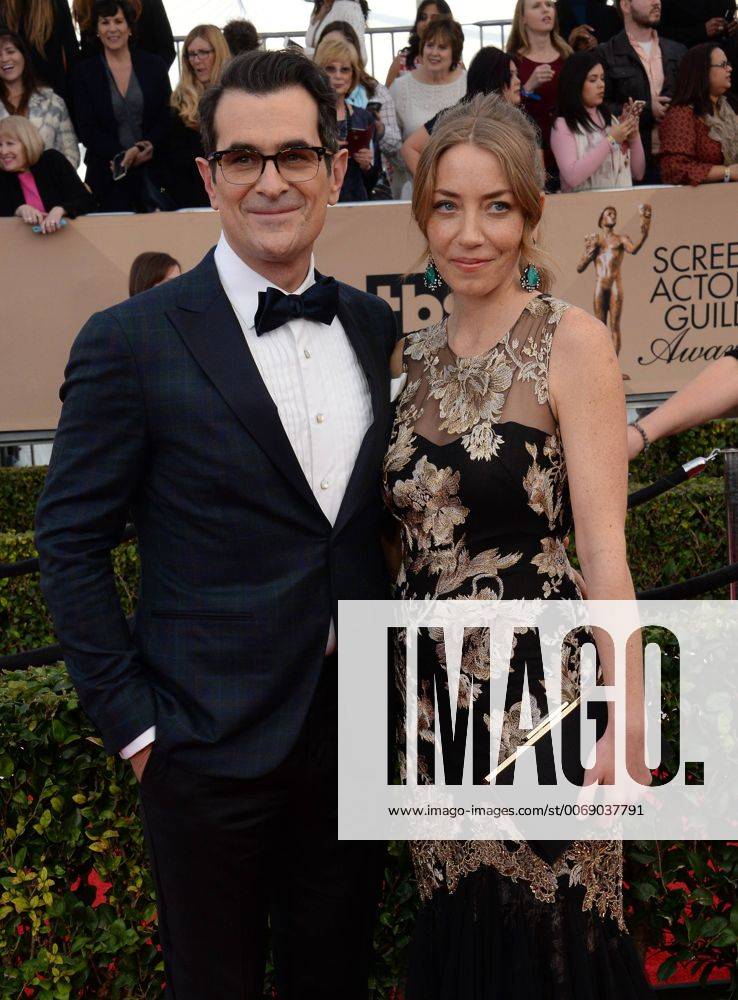 Actor Ty Burrell, left, and Holly Burrell attend the 22nd annual Screen ...