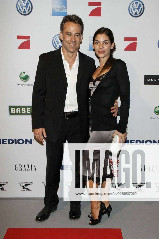 Actor Marco Girnth And His Wife Katja Woywood Attend The Movie Meets Media As Part Of The 61th Berli 