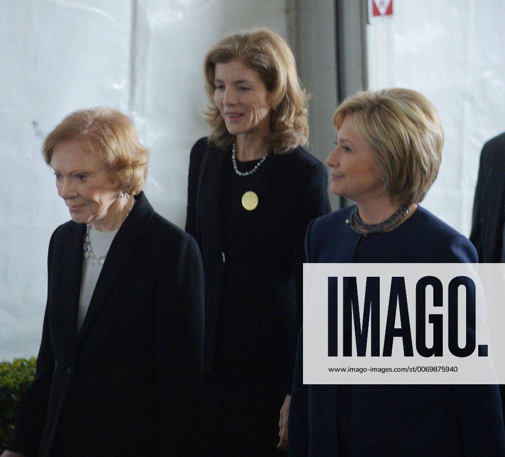 Former first lady Rosalynn Carter, Ambassador to Japan Caroline Kennedy ...