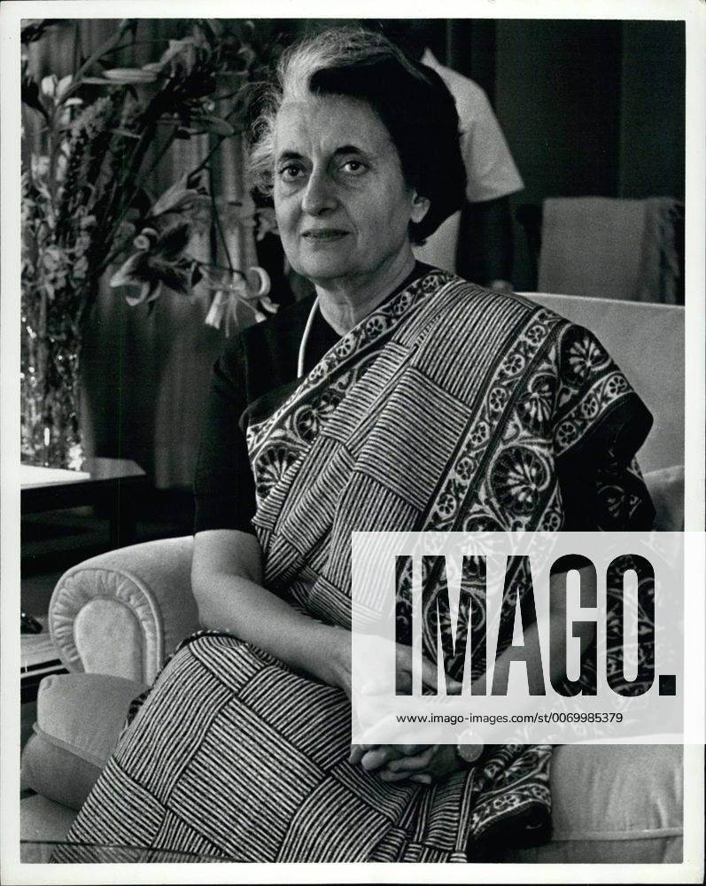 1959 - Indian Prime Minister Indira Gandhi