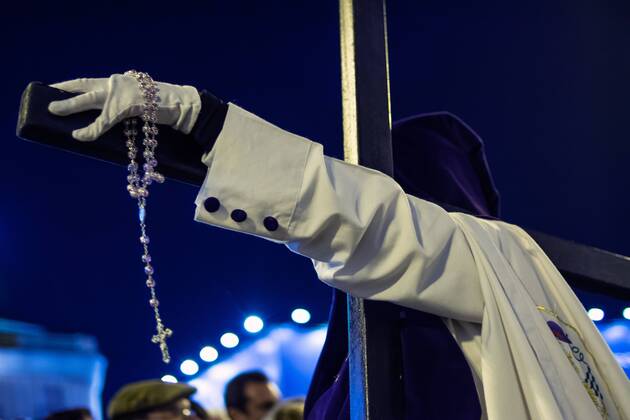 Heilige Woche - Christliche Prozession in Madrid Spain: Holy procession ...