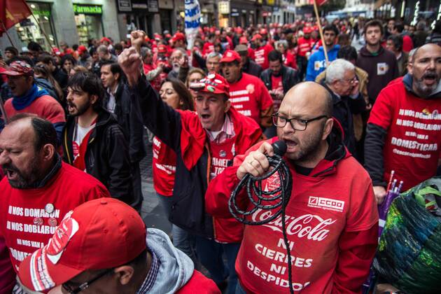 Coca Cola Rally Spain: Coca Cola workers rally in Madrid Coca Cola workers have ...