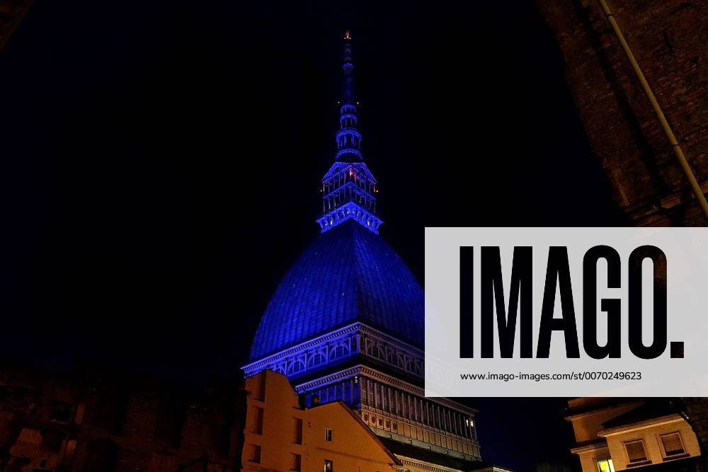 Italy : World Autism Awareness Day The Mole Antonelliana, symbol of ...