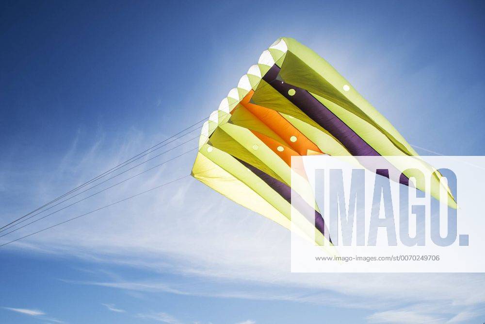 April 12, 2015 A large kite flown by Merced resident Michael Macias