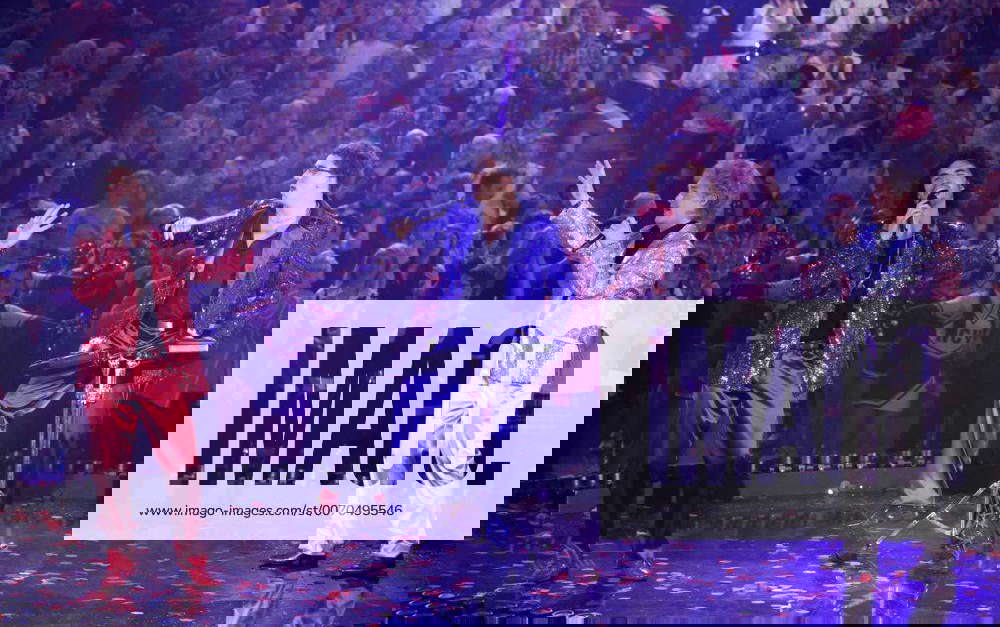 Florian Silbereisen, Jan Smit und Christoff De Bolle (Klubbb3) als die Flippers in der TV Show Das