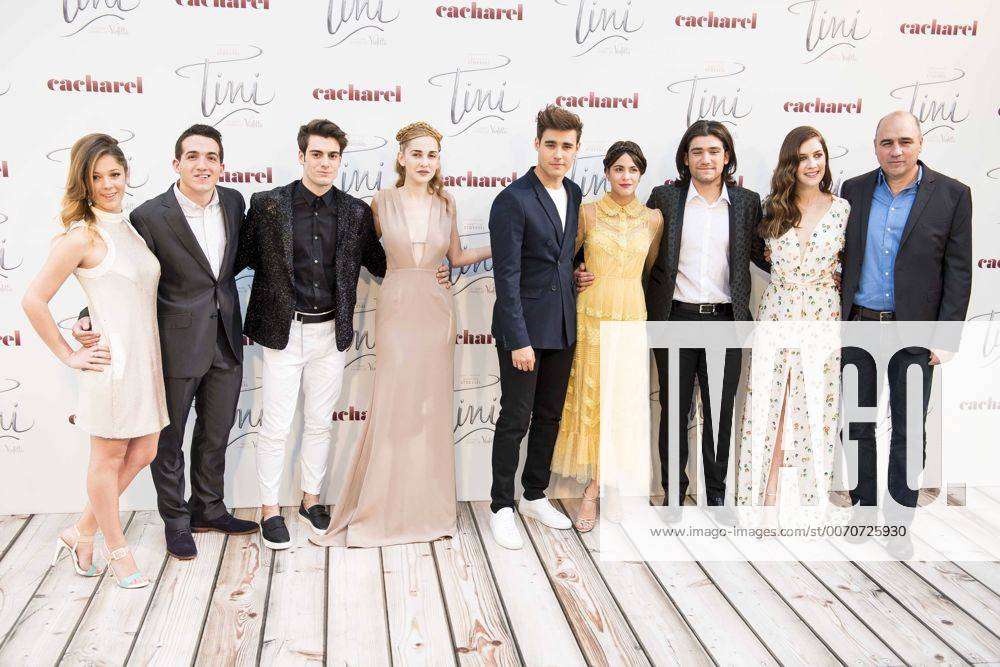 Tini Photocall in Madrid The left to the right, Georgina Amoros ...