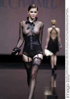 Jan 22, 2011 - Paris, France - A model presents a collection of ...