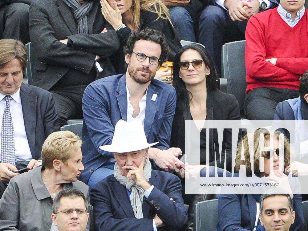 MARIE DRUCKER ET SON COMPAGNON Mathias Vicherat TENNIS : Roland Garros ...