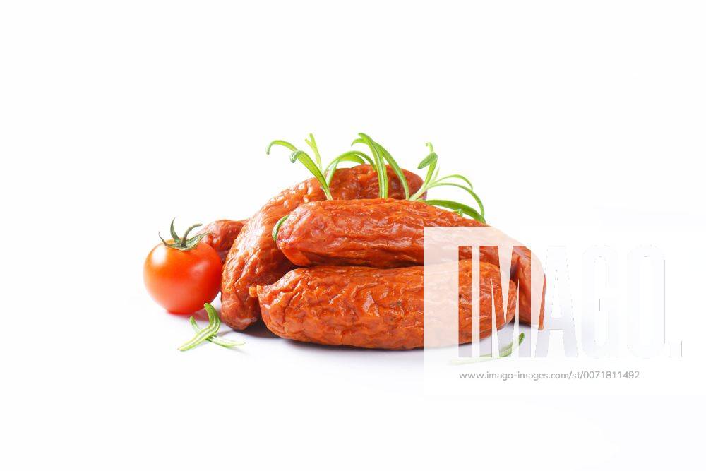 Kielbasa Mysliwska Lightly smoked and dried kielbasa sausages with