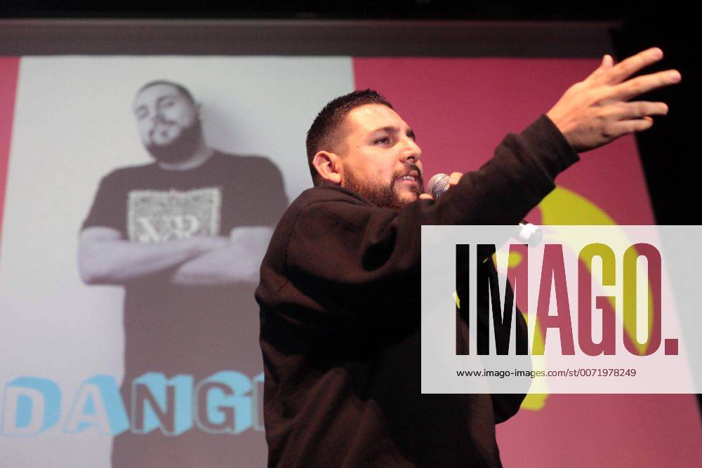 Mexican rapper Alfredo Martinez Danger performs during the contest