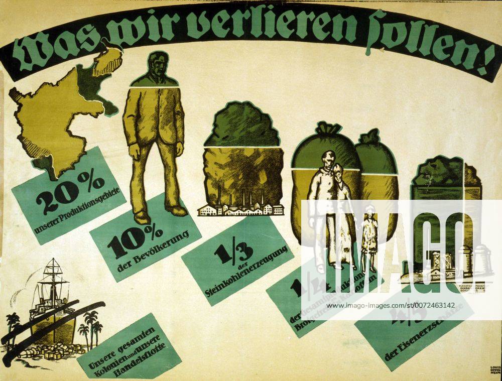 What We Shall Lose 1919 German Poster Showing Result If Upper Silesia   M 