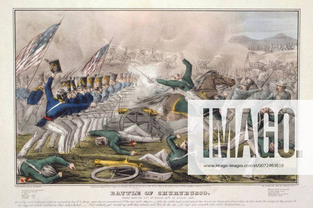 Mexican-American War 1846-1848: Battle of Churubusco, 10 August 1847 ...