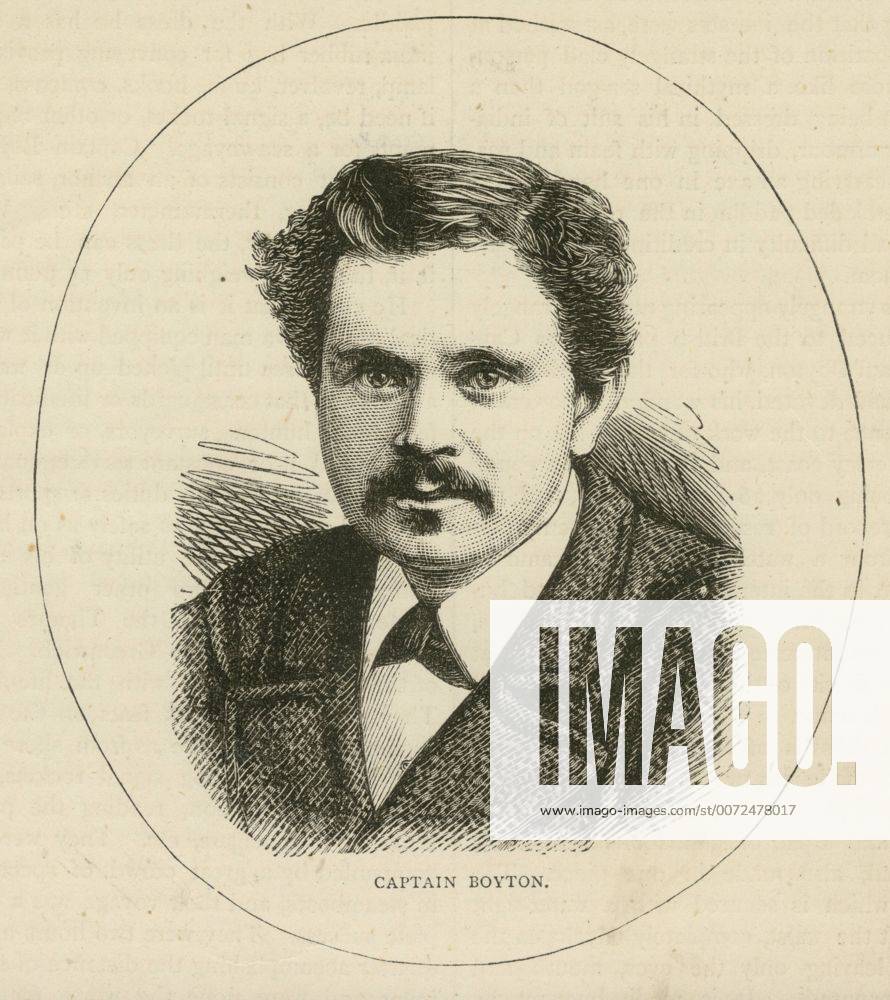 Captain Paul Boyton or Boynton (1848-1924) Irish-born American showman ...