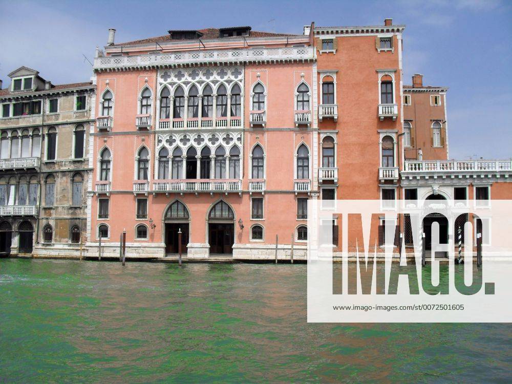 The Palazzo Pisani Moretta, a palace on the Grand Canal in Venice ...