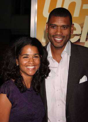 ALLAN HOUSTON and wife TAMARA arriving at the premiere of Warner Bros.  Pictures The Informant! at