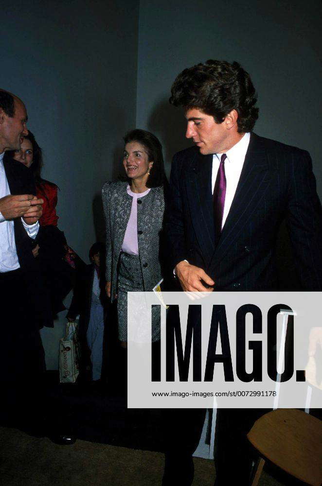 Jacqueline Kennedy Onassis And John F Kennedy Jr F7180 1988 Photo By