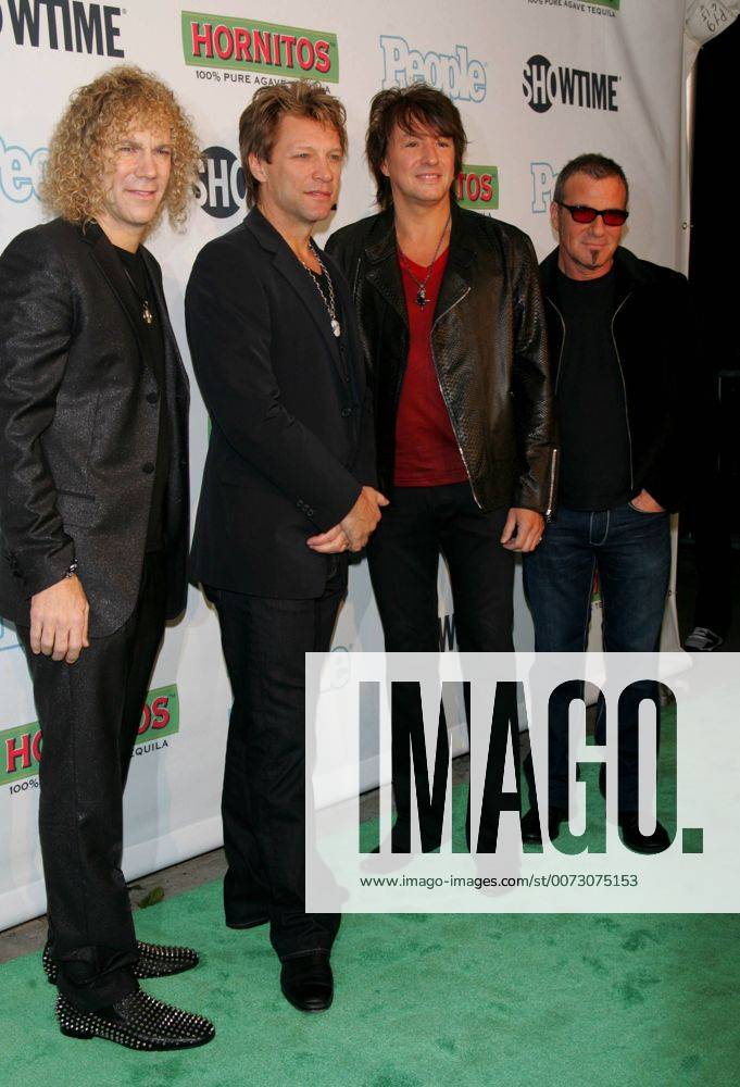 Bon Jovi - (L-R) David Bryan, Jon Bon Jovi, Richie Sambora and Tico ...