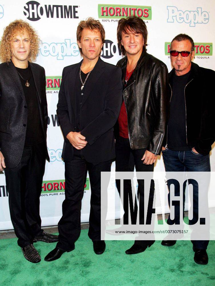 Bon Jovi - (L-R) David Bryan, Jon Bon Jovi, Richie Sambora and Tico ...