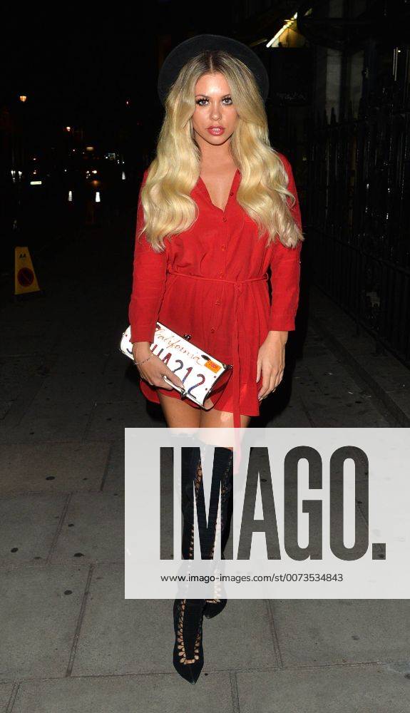 English Glamour Model And Reality Tv Star Bianca Gascoigne Is Spotted