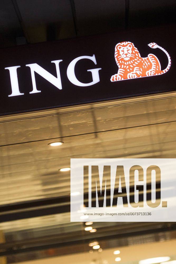 ING logo pictured in marge of an extraordinary works council of ING ...