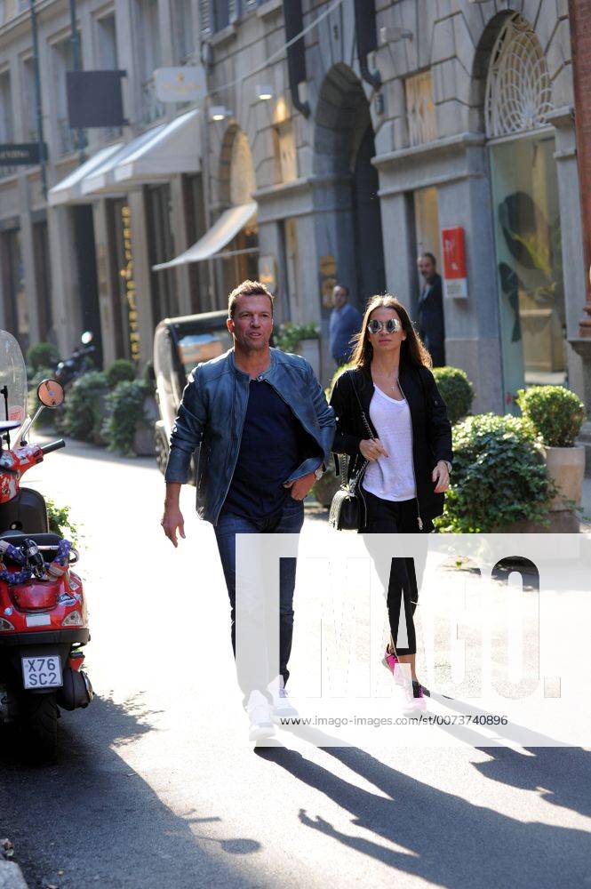 Milan Lothar Matthaus And Wife In The Center The Former Inter Player As Well As Coach The German