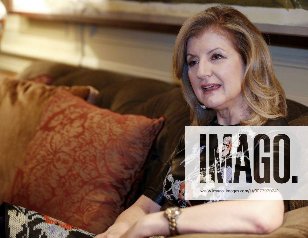 Arianna Huffington Im Interview Co Founder And Editor In Chief Of The Online Journal The Huffington