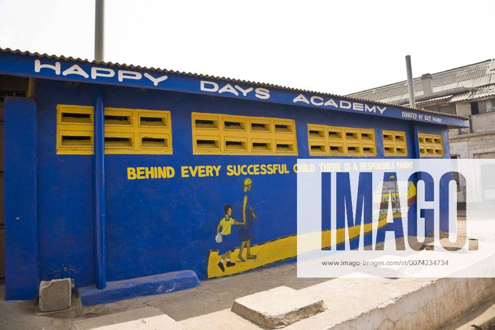 Africa, West Africa, Ghana, Accra. Exterior of Happy Days Academy