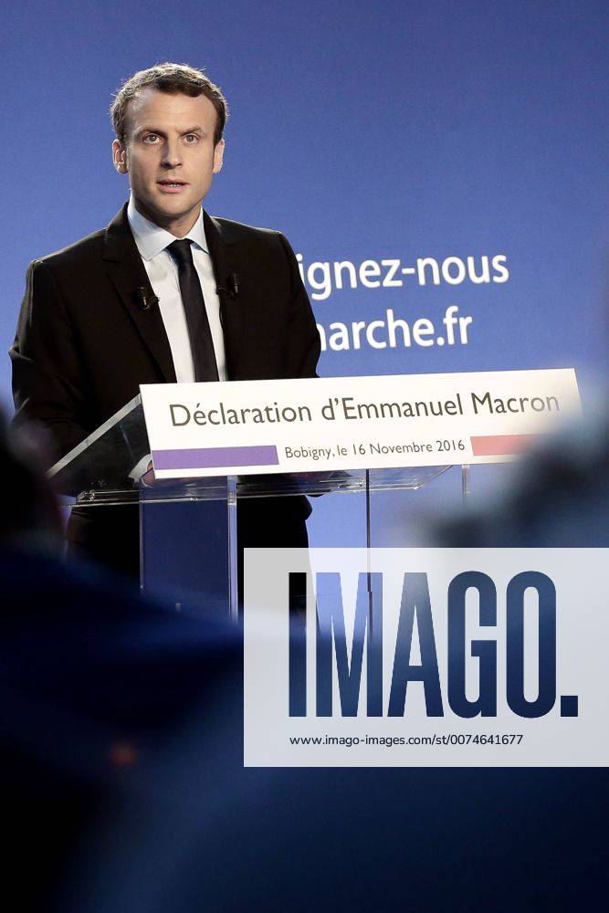 Frankreich: Emmanuel Macron verkündet Präsidentschaftskandidatur Former ...