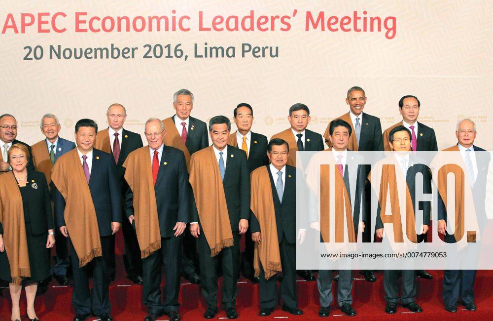 APEC summit in Lima The leaders of the AsiaPacific Economic Cooperation forum pose for a group