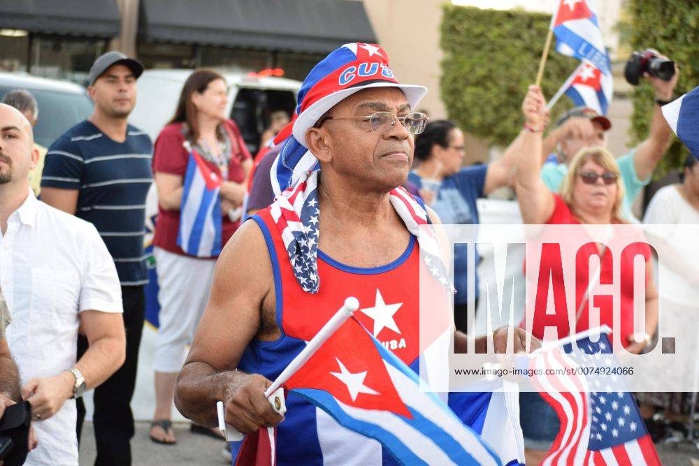 A picture dated 26 November 2016 showing Cubans celebrating the death