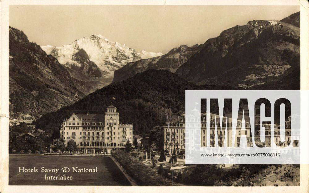 Interlaken Kt. Bern Schweiz, Hotels Savoy et