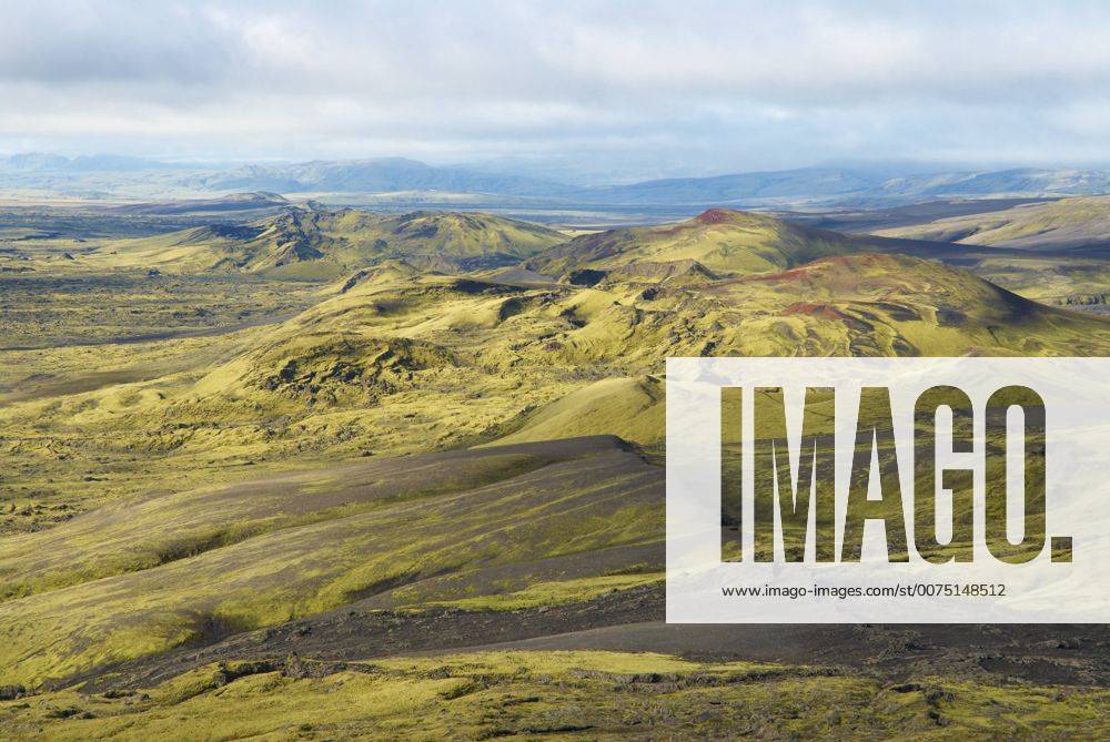 Laki Volcano, volcanic area of Lakagigar, Iceland, Polar Regions