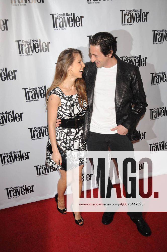 April 17, 2008. New York City .Actors Elsa Pataky and Adrien Brody