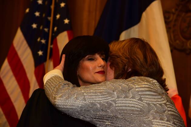 USA: Rachel Freier Judicial Induction Judge Rachel Freier with ...