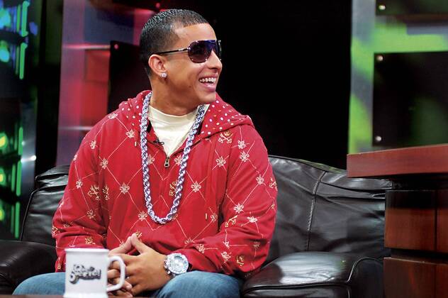 Aug 25, 2007 - San Juan, PR, USA - Reggeaton star DADDY YANKEE appears on a  TV show