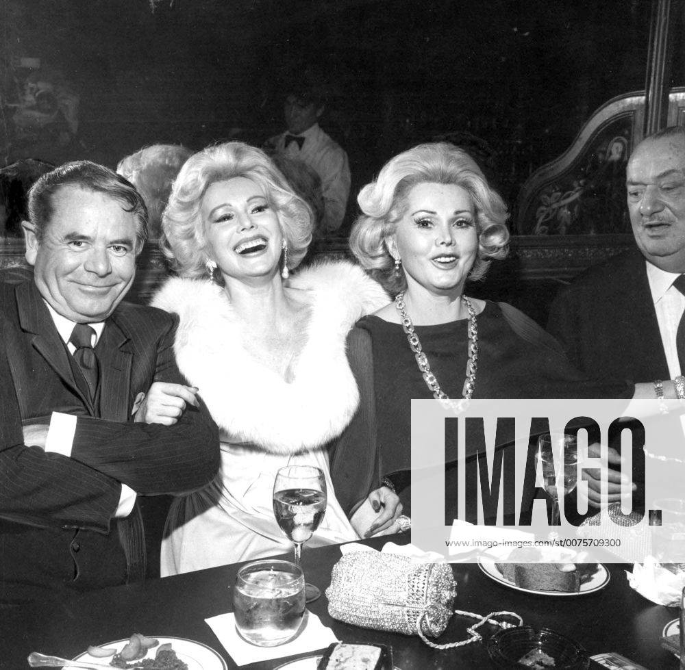 June 19, 2007 - A2042.GLENN FORD EVA AND ZSA ZSA GABOR 1976. NATE CUTLER-  PHOTOS - ZUMAg